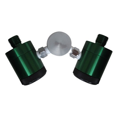 Regulador de oxígeno de doble clic