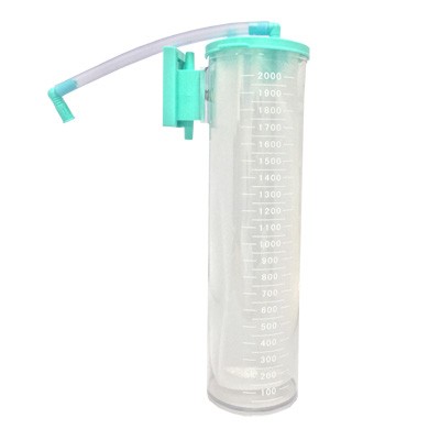 Forro de succión desechable de 2 litros con filtro